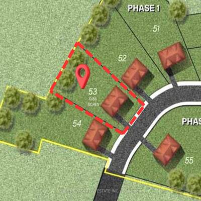 Single Lot 53, 0.86 Acres, 204X183 Ft, Haldimand