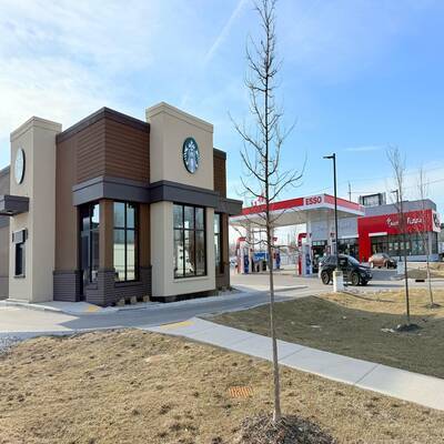 Plaza anchored with AAA Tenants like Starbucks, Esso Gas Station, Windsor ON