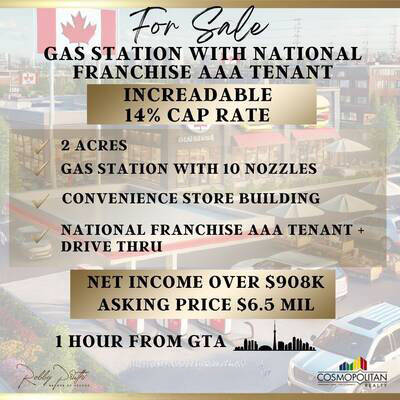 14% CAP Gas Station with National Tenant