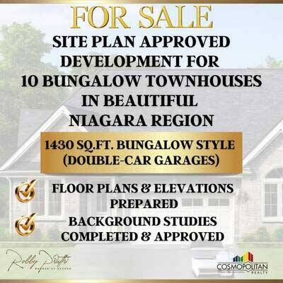 10 Bungalow Townhouses Site Plan Approved Development