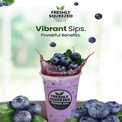 Freshly Squeezed Bubble Tea Premium Juice Red Deer