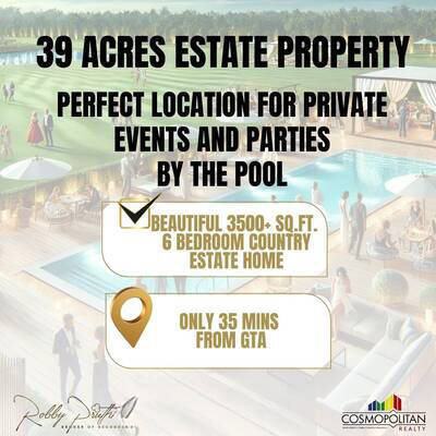 39 Acres Estate Home Perfect for Private Events