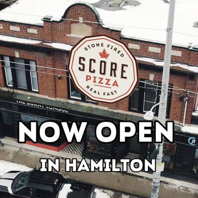 Score Pizza Restaurant Franchise For Sale In Hamilton, ON