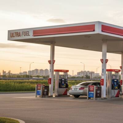 Tim Hortons with Branded Gas station