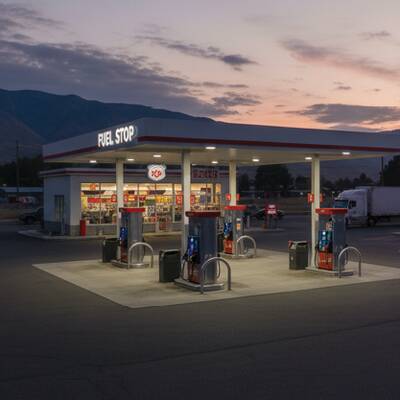 Gas station with Food Partner for Sale