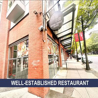 Vancouver Well-established Restaurant for Sale （1021&1023 88 W PENDER STREET）