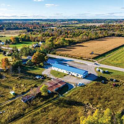 33 Acre compacted salvage yard for sale in Grey County