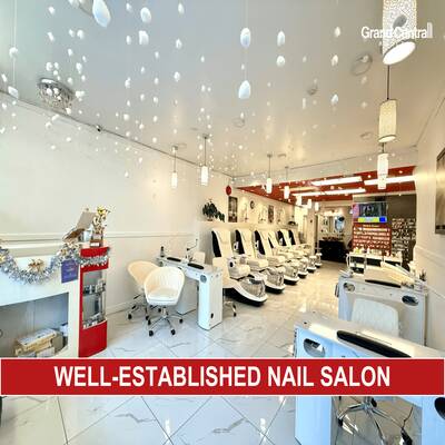 Well-Established Nail Salon Business for Sale!（769 CARNARVON STREET）