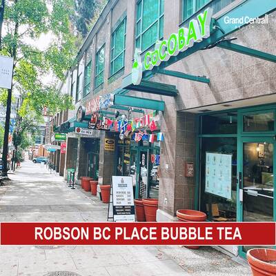 Ready-to-operate Bubble Tea Shop in Downtown Vancouver（290 ROBSON STREET）
