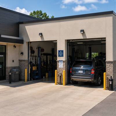 Gas Station + 1860 Sq. Ft. Building with 2-Bay Garage & Convenience Store For Sale