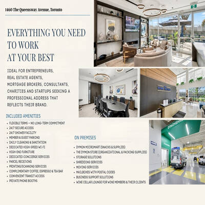 Premium Furnished Private Offices & Coworking Space for Lease – Etobicoke